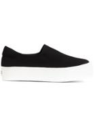 Opening Ceremony Canvas Slip-on Sneakers - Black