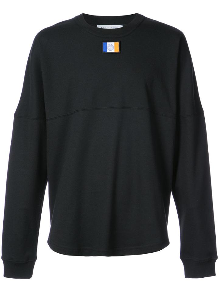 Alyx Slogan Print Loose Fit Top - Black