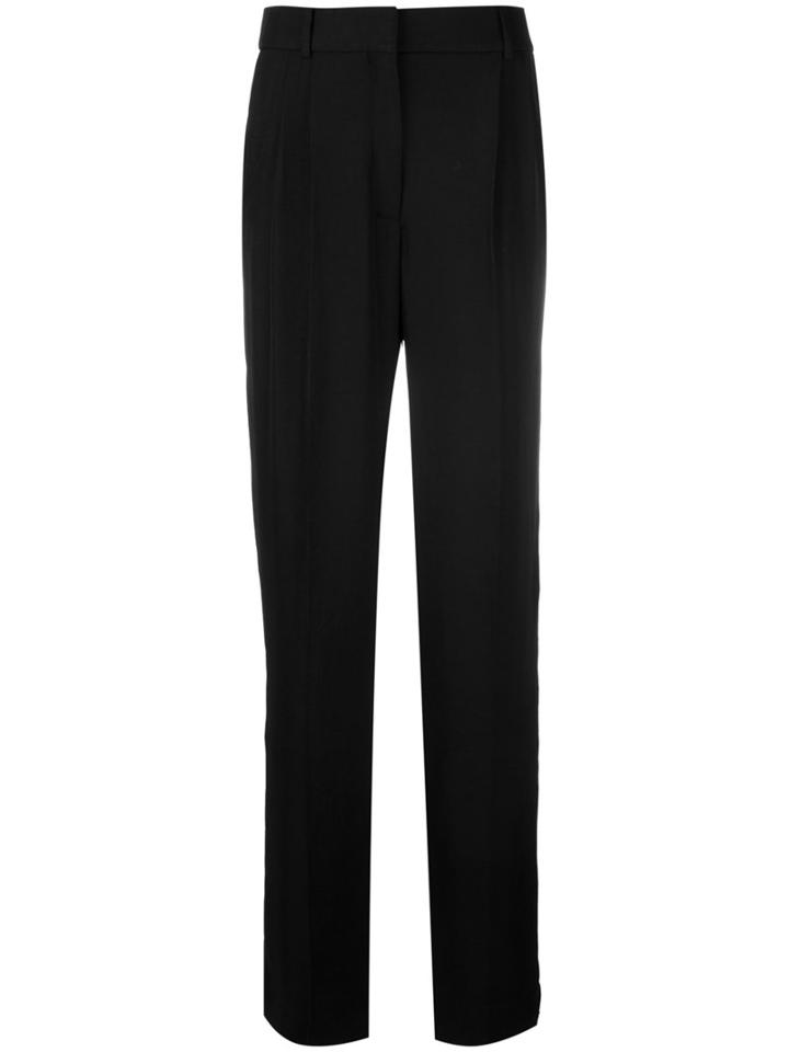 Tom Ford High-waisted Trousers, Women's, Size: 38, Black, Acetate/silk