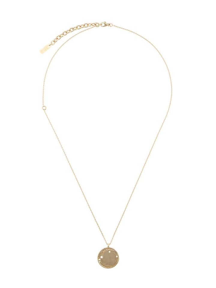 Saint Laurent Star Coin Necklace - Gold