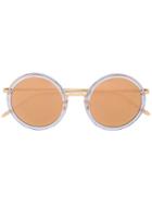 Linda Farrow Round Eye Sunglasses