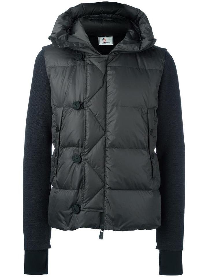 Moncler Grenoble 'maglione' Jacket, Men's, Size: Iii, Grey, Virgin Wool/polyamide/feather Down