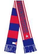 Hilfiger Collection Mascot Striped Long Scarf - Red
