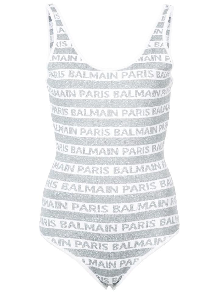 Balmain Balmain Pf00972k221 C6119 Artificial->artificial Fur - Grey