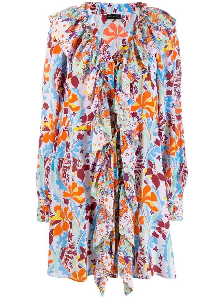 Stine Goya Skylar Daffodil Print Dress - Blue