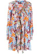 Stine Goya Skylar Daffodil Print Dress - Blue