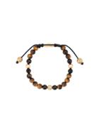 Nialaya Jewelry Faceted Stone Bracelet - Brown