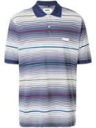 Palace Striped Polo Shirt - Blue