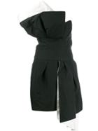 Alexandre Vauthier Asymmetric Layered Dress - Black
