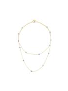 Susan Caplan Vintage Swarovski Sapphire Crystal Necklace - Metallic