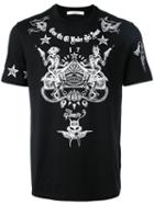 Givenchy Cuban-fit Tattoo Print T-shirt, Men's, Size: Large, Black, Cotton