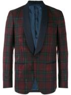Mauro Grifoni Tartan Blazer - Red