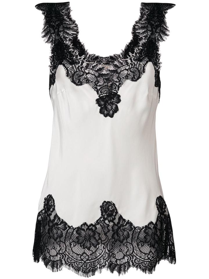 Gold Hawk Lace Detail Top - Neutrals
