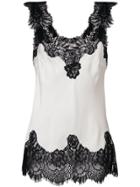 Gold Hawk Lace Detail Top - Neutrals