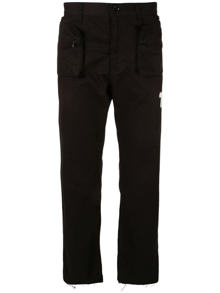 Undercover Zipped Pockets Trousers - Black