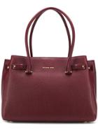 Michael Michael Kors Square Shaped Tote Bag - Red
