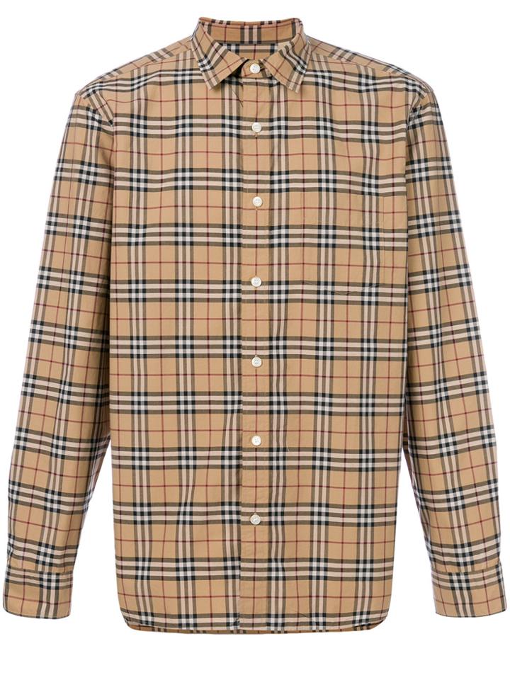 Burberry Classic Check Shirt - Brown