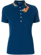 Polo Ralph Lauren Embroidered Dragon Polo Shirt - Blue