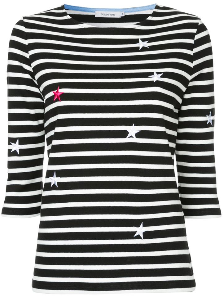 Guild Prime Embroidered Star T-shirt - Black