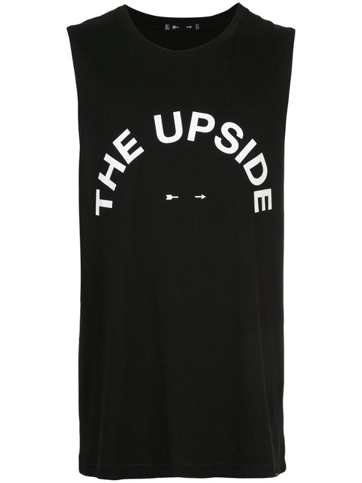 The Upside Logo Tank - Black