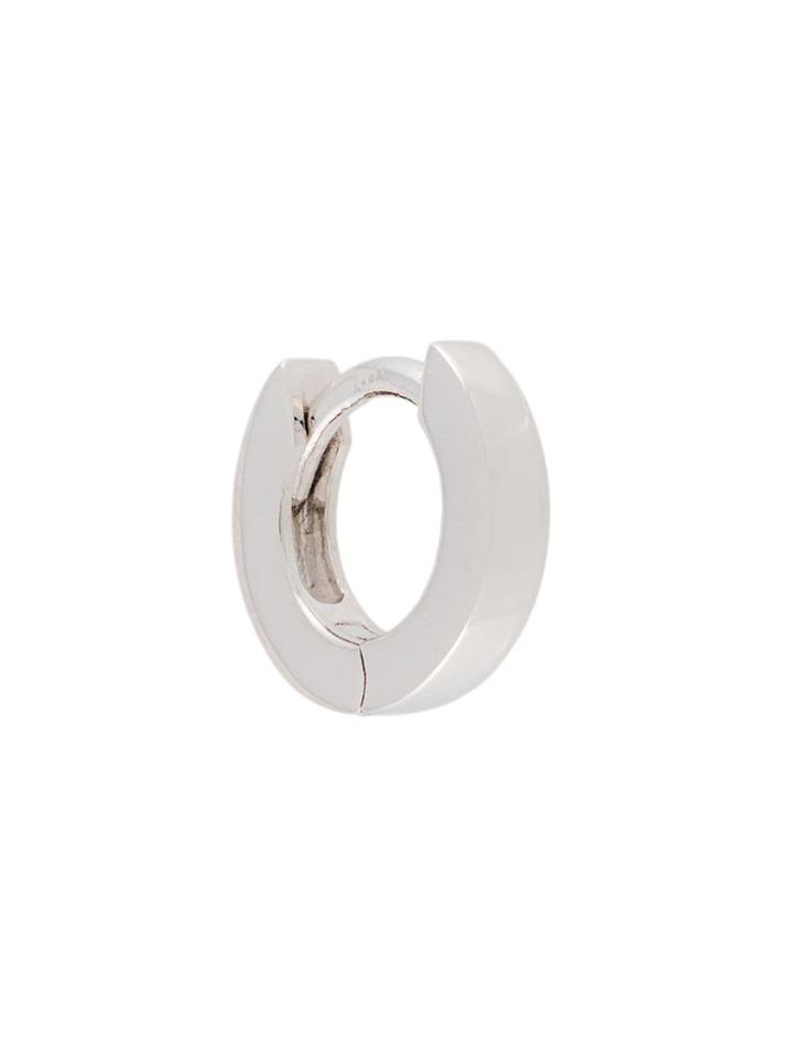 Otiumberg Silver Huggie Hoop - Metallic