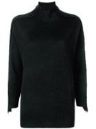 Steffen Schraut Stand-up Collar Jumper - Black