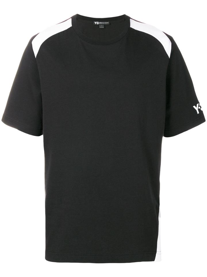 Y-3 Contrast Shoulder T-shirt - Black