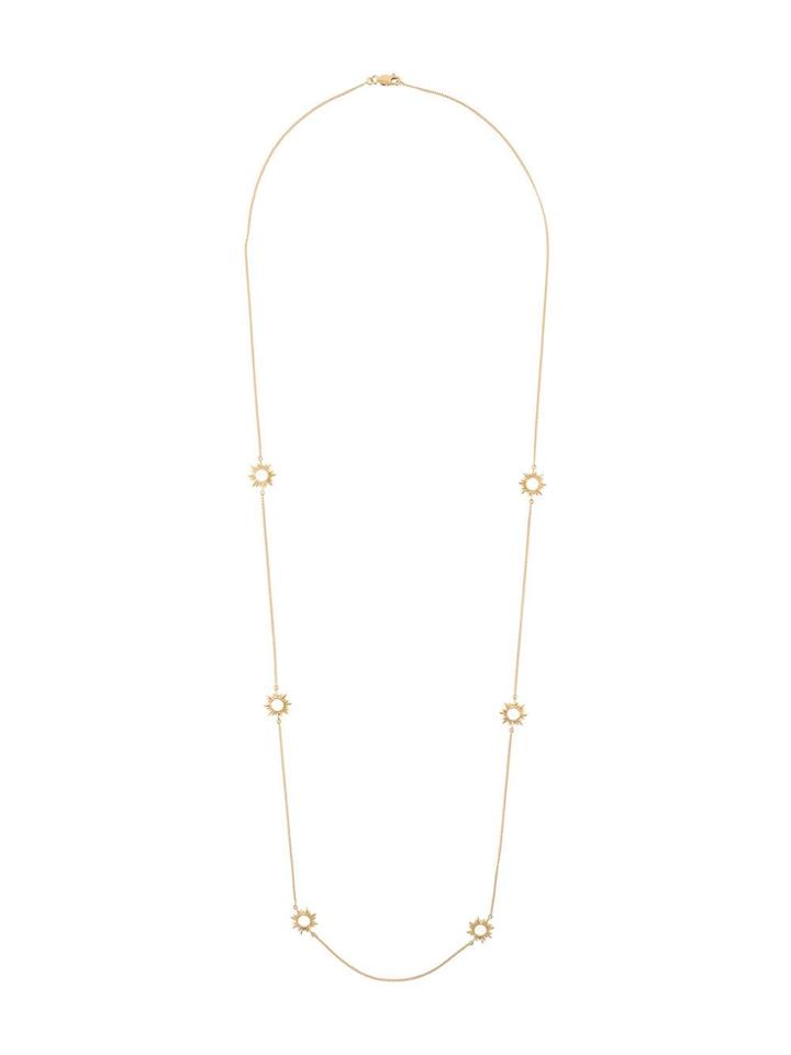 Rachel Jackson Multi Sunrays Chain Necklace - Metallic