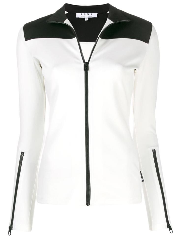 Proenza Schouler Zipped Cuffs Sweatshirt - White
