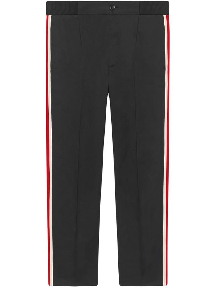 Gucci Cotton Jogging Pant With Sylvie Web - Black