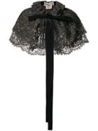 Uma Wang Lace-embroidered Cape - Brown