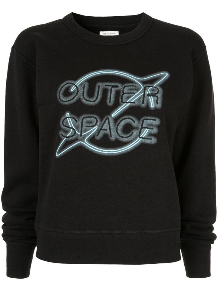 Rag & Bone Outer Space Sweatshirt - Black