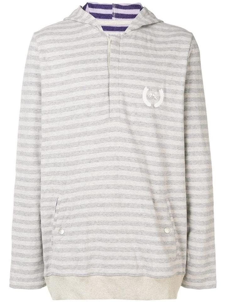 Puma Striped Hoodie - Grey