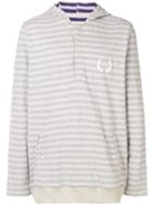 Puma Striped Hoodie - Grey