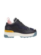 Fendi Colourblock Platform Sneakers - Blue