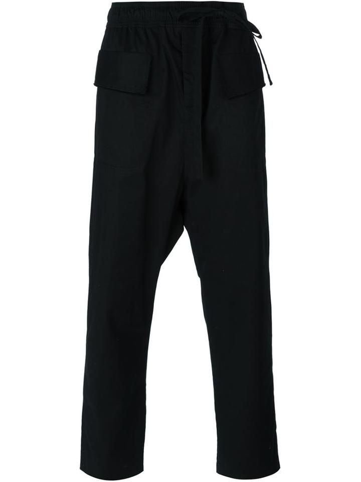 Damir Doma 'polate' Trousers, Men's, Size: Small, Black, Cotton