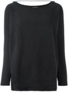 Brunello Cucinelli Loose Fit Sweater, Women's, Size: Large, Grey, Silk/spandex/elastane/cashmere