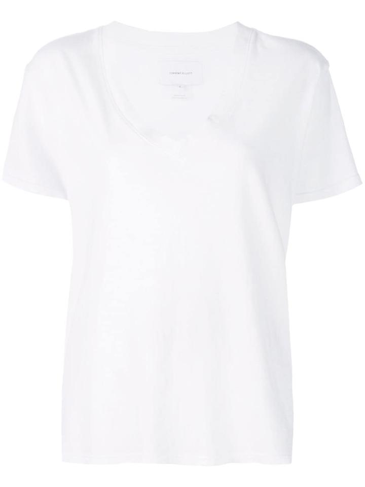 Current/elliott Loose Fit V-neck T-shirt - White