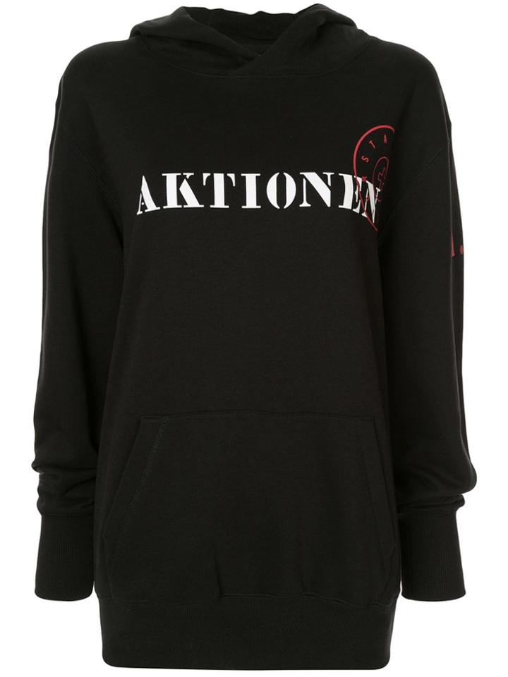 A.f.vandevorst Printed Hoodie - Black