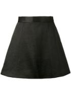 Olivier Theyskens - Mini Skater Skirt - Women - Silk/cotton - 40, Black, Silk/cotton