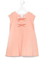 Hucklebones London - Jersey Bow Dress - Kids - Cotton/spandex/elastane/modal - 4 Yrs, Toddler Girl's, Pink/purple