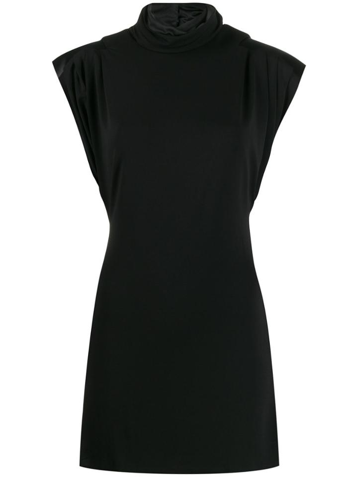 Amen Belted T-shirt Dress - Black