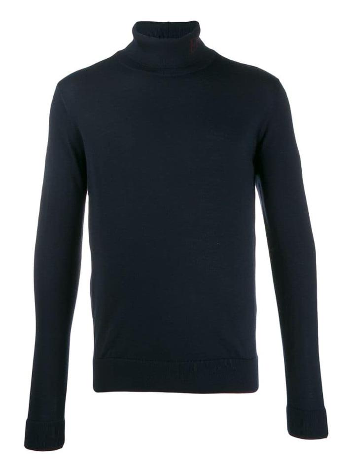 Emporio Armani Turtle Neck Jumper - Blue