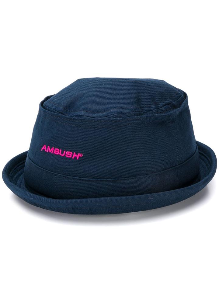 Ambush Embroidered Logo Sun Hat - Blue
