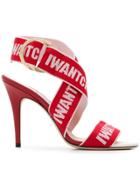 Jimmy Choo Bailey 100 Sandals - Red