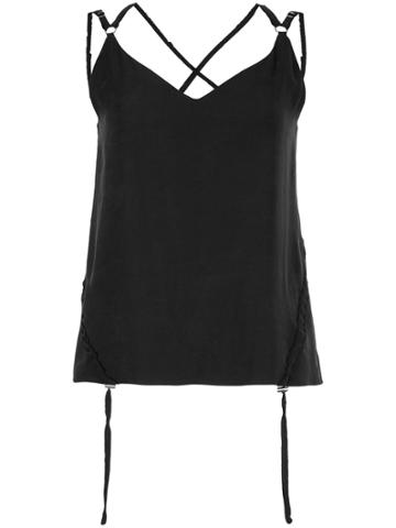 Boyarovskaya Slip Vest Top - Black