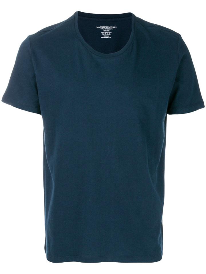 Majestic Filatures Short Sleeved T-shirt - Blue
