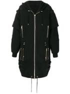 Balmain Quilted Bomber-coat - Black