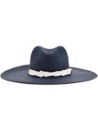 Filù Hats Mauritius Hat, Women's, Size: S, Blue, Straw/viscose/cotton