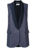Peserico Tailored Fit Vest - Blue